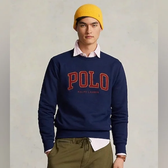 Polo by Ralph Lauren Men's Blue Crewneck Sweatshirt - Picture 2 of 7